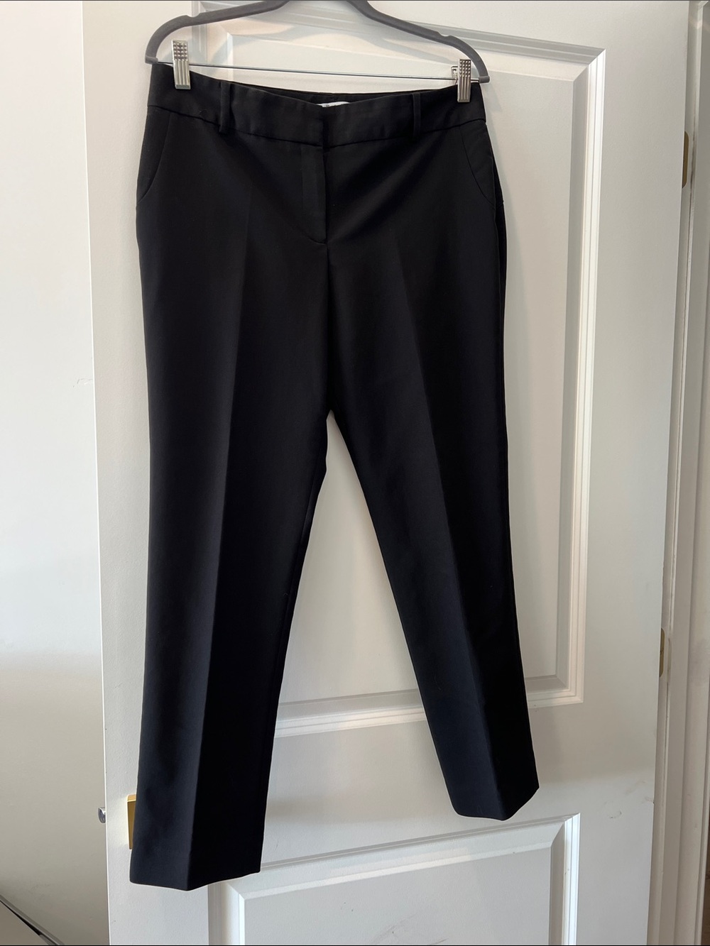 Chaus Black Straight-Leg Dress Trousers